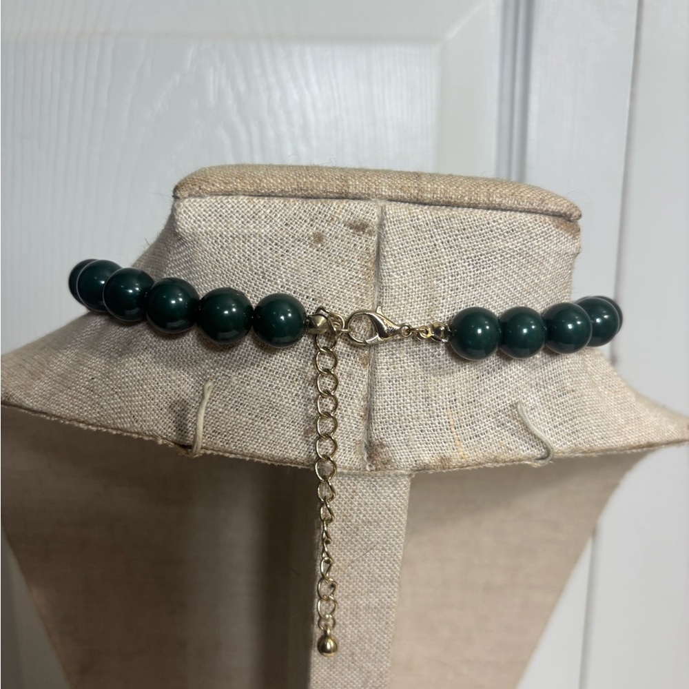 Green And Purple Statement Necklace - image 6